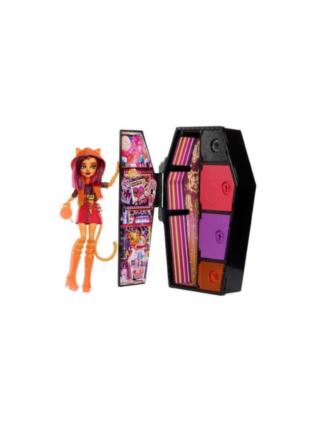 Monster High Doll, Toralei Stripe, Skulltimate Secrets: Neon Frights