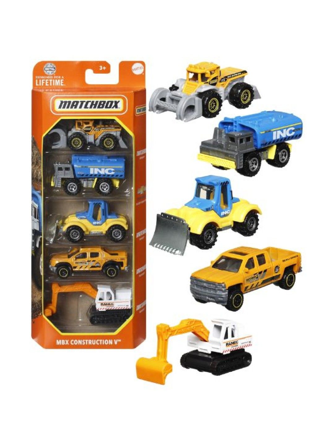 Matchbox Hero City 5 Car Pack Die-cast Vehicle (No Color- Image 2)