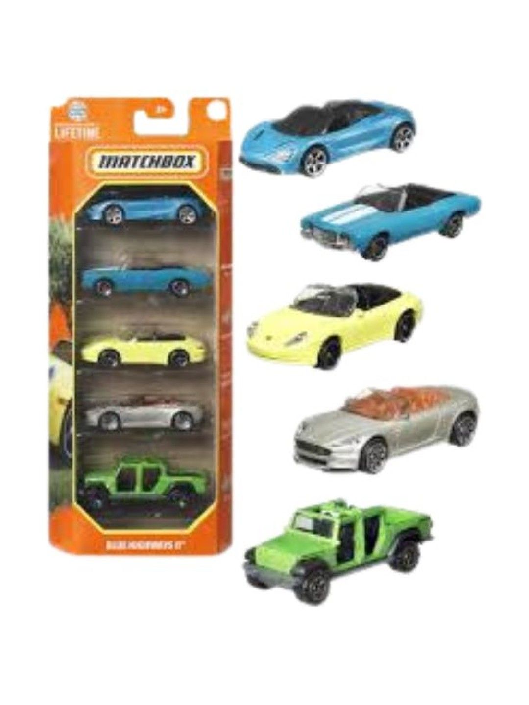 Matchbox Blue Highways 5 Car Pack Die-cast Vehicle (No Color- Image 2)