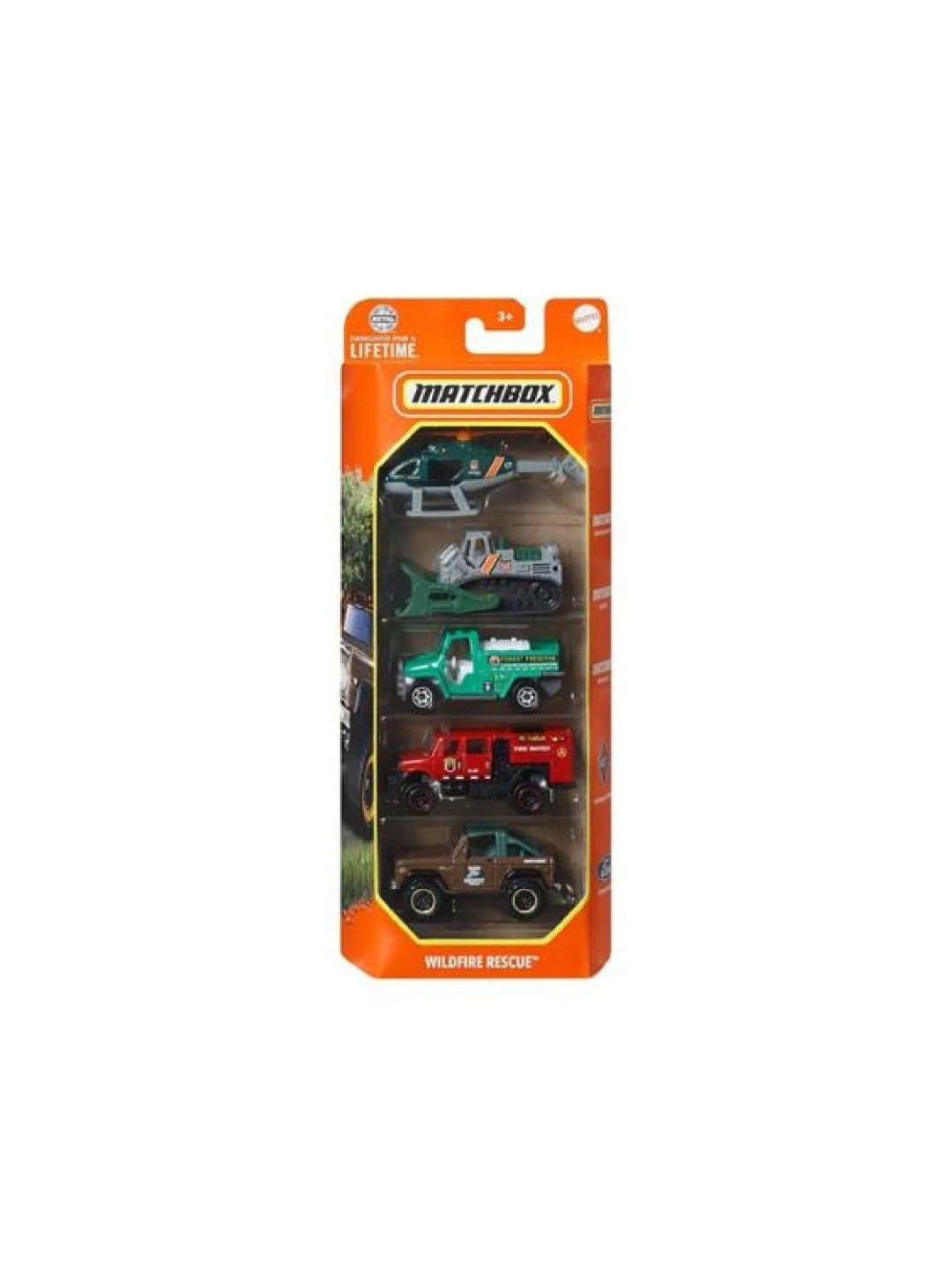 Matchbox Wild Rescue 5 Car Pack Die-cast Vehicle (No Color- Image 2)