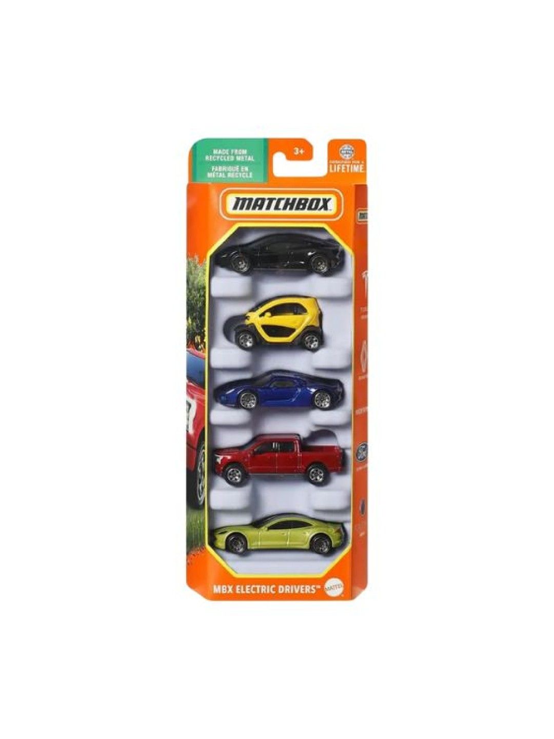 Matchbox Electric Driver 5 Car Pack Die-cast Vehicle (No Color- Image 2)