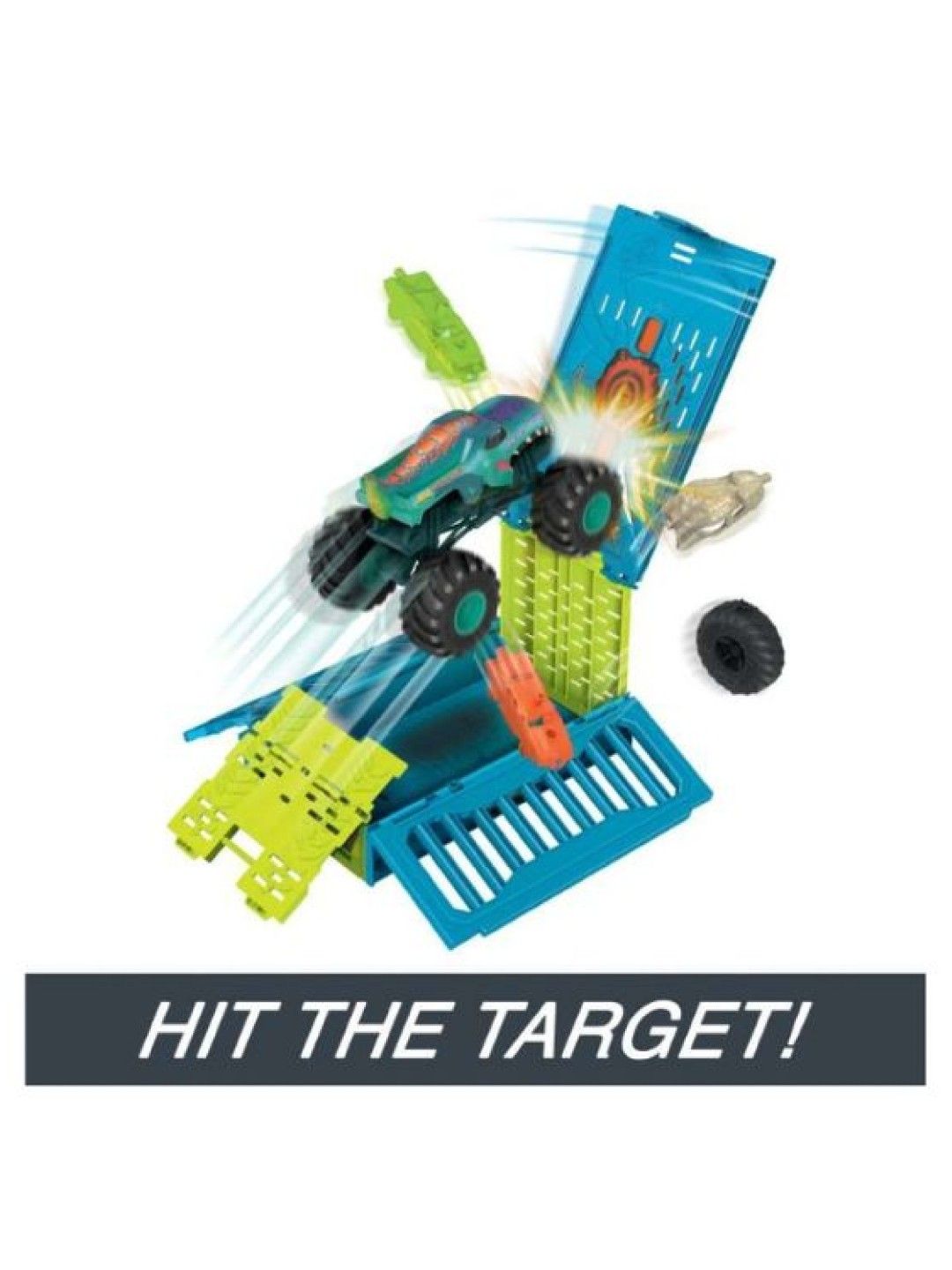 Hot Wheels Monster Trucks 1:24 Mega-Wrex Oversized Crash Cage (No Color- Image 2)