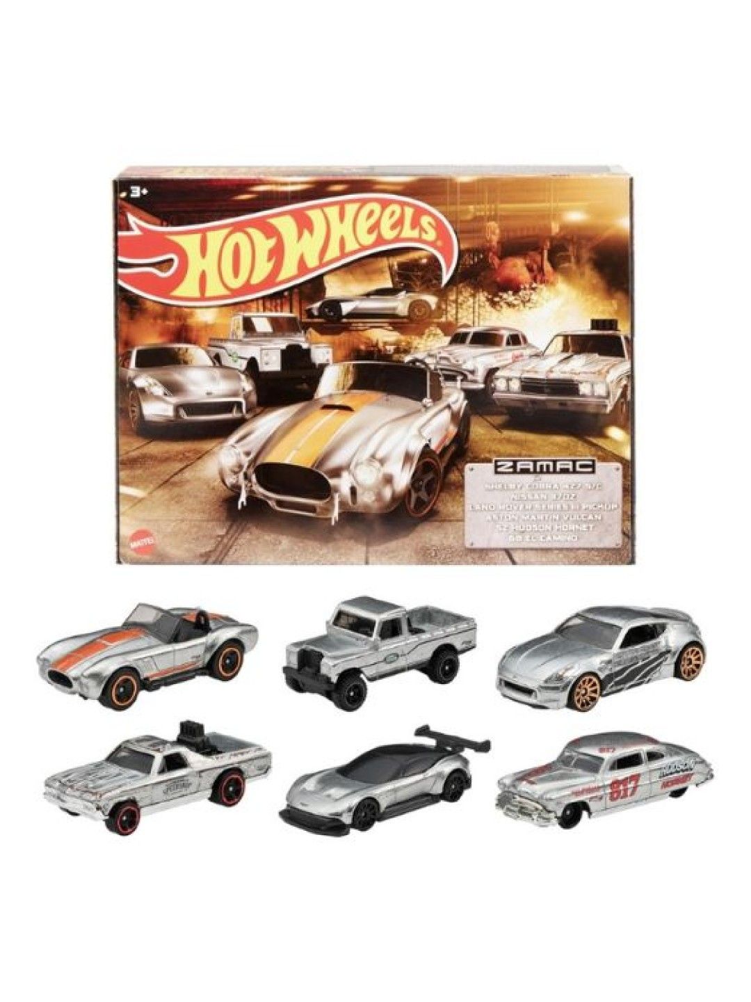 Hot Wheels Zamak Multi-Pack (6 Mini Cars Included) (No Color- Image 2)