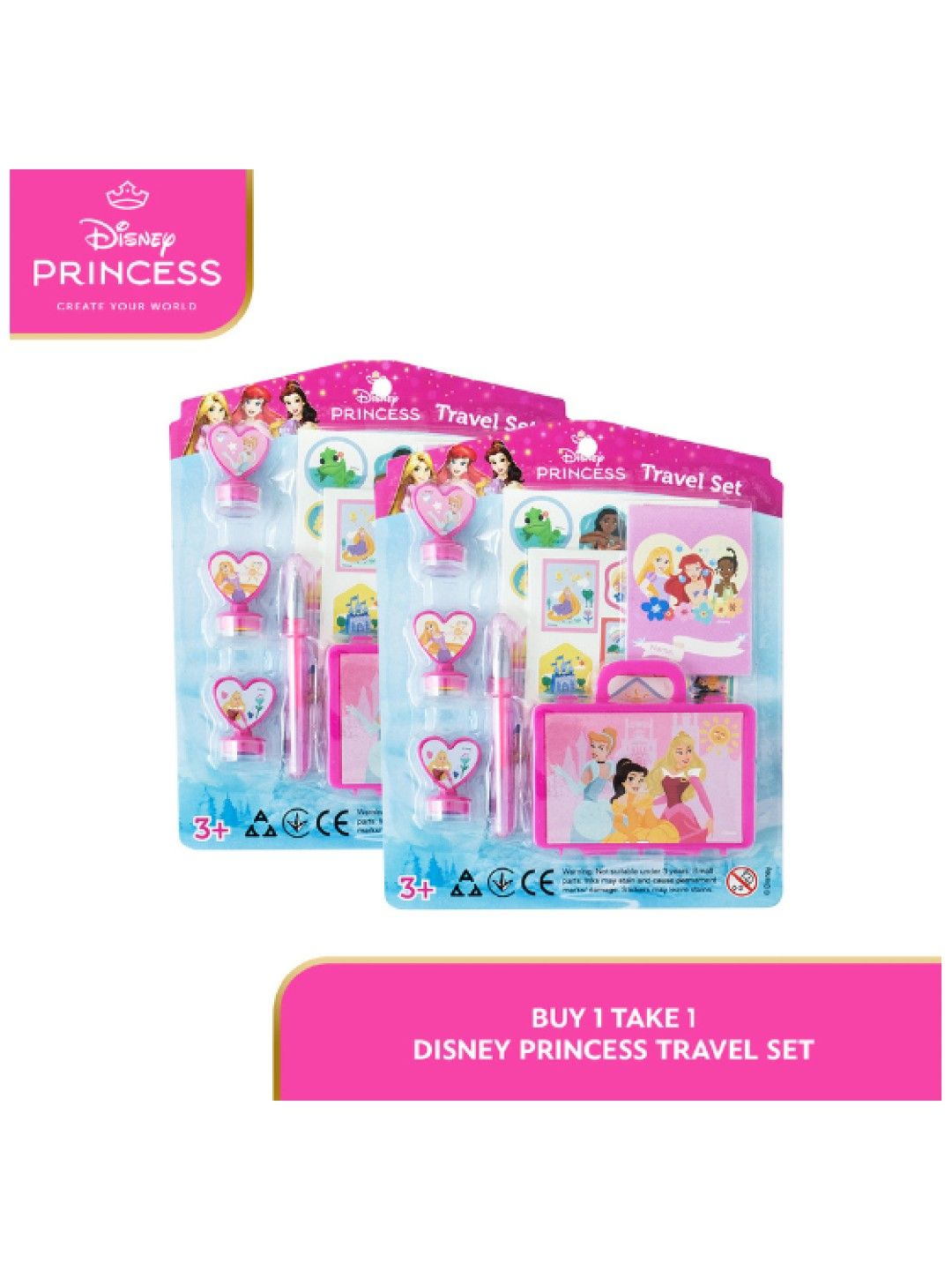 Disney Princess Buy 1 Take 1 Disney Princess Travel Set (No Color- Image 2)