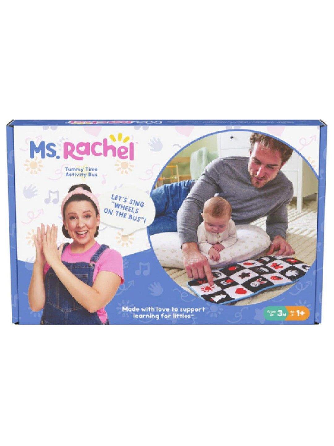 Ms. Rachel Tummy Time Activity Bus (No Color- Image 2)