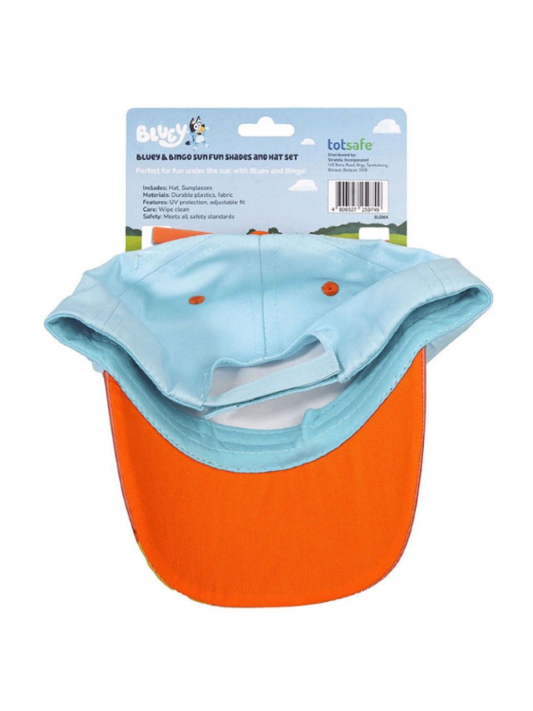 Bluey Totsafe Bluey and Bingo Sun Fun Cap and Sunglasses Set (No Color- Image 2)