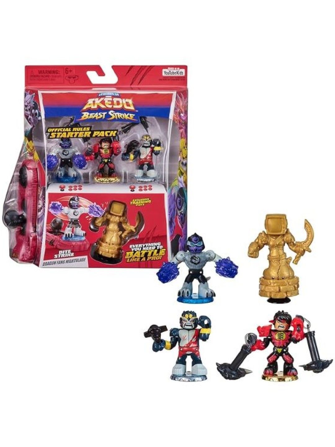 Legends of Akedo Beast Strike - Official Rules Bite Strike Starter Pack (No Color- Image 1)