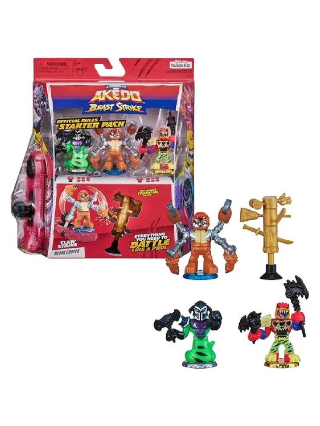 Legends of Akedo Beast Strike - Official Rules Claw Strike Starter Pack (No Color- Image 1)