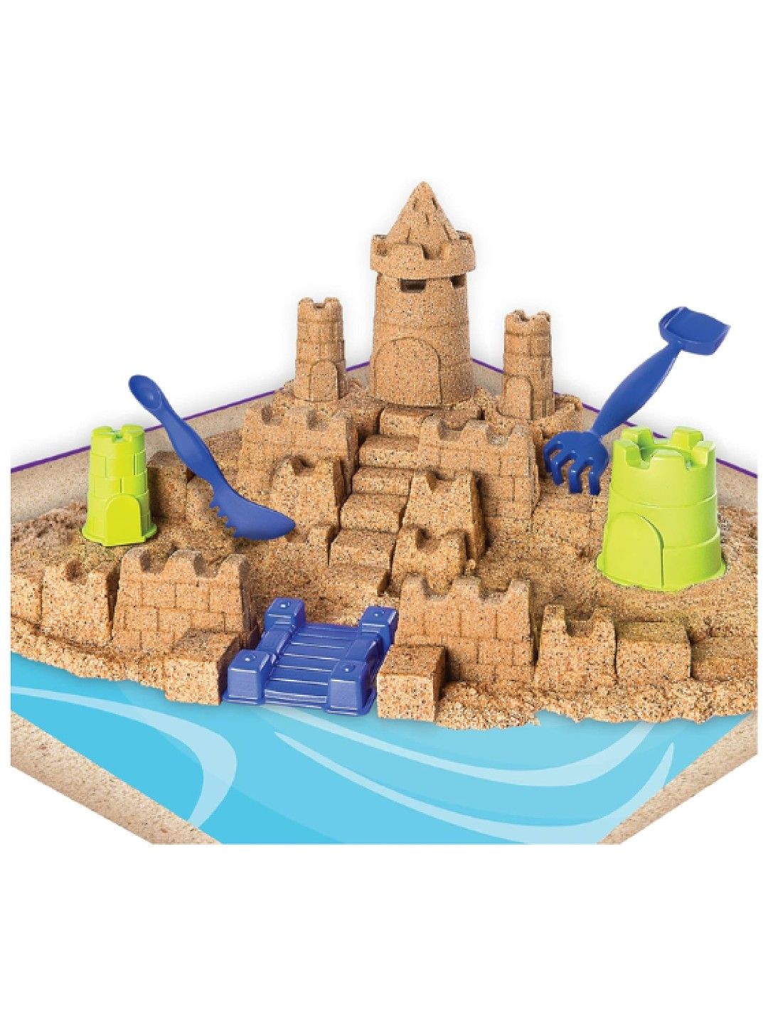 Kinetic Sand Play Sand - Beach Kingdom Playset (No Color- Image 2)