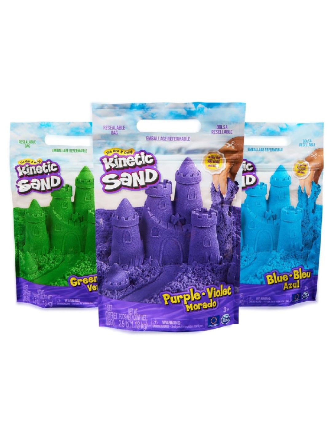 Kinetic Sand Play Sand - Squish n Create Playset (No Color- Image 3)