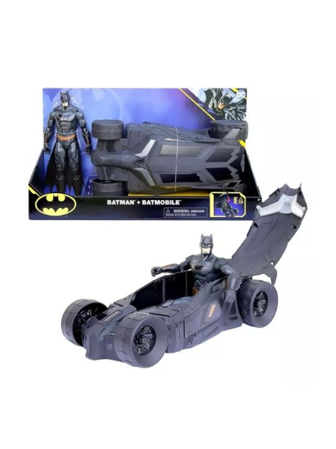Batman DC Comics 30cm Batmobile Vehicle and 30cm Articulated Figure (No Color- Image 3)
