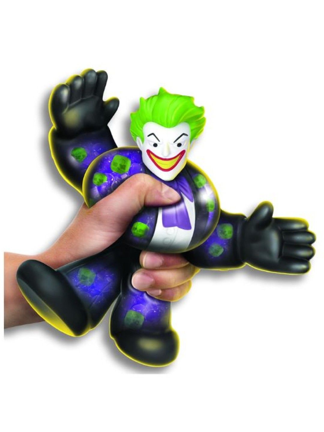 Heroes Of Goo Jit Zu DC Joker Super Squishy - Action Figure Morbida Ed Elastica, 11,4 Cm - Regalo 4-8 Anni