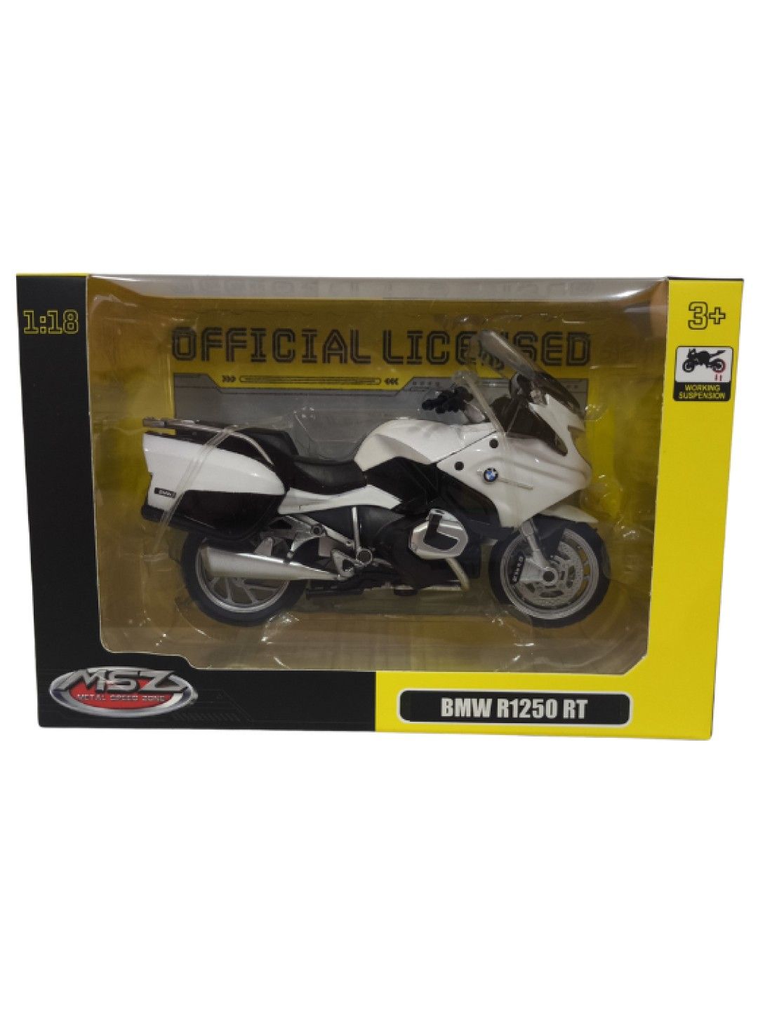MSZ 1:18 BMW R 1250 RT - White (No Color- Image 2)