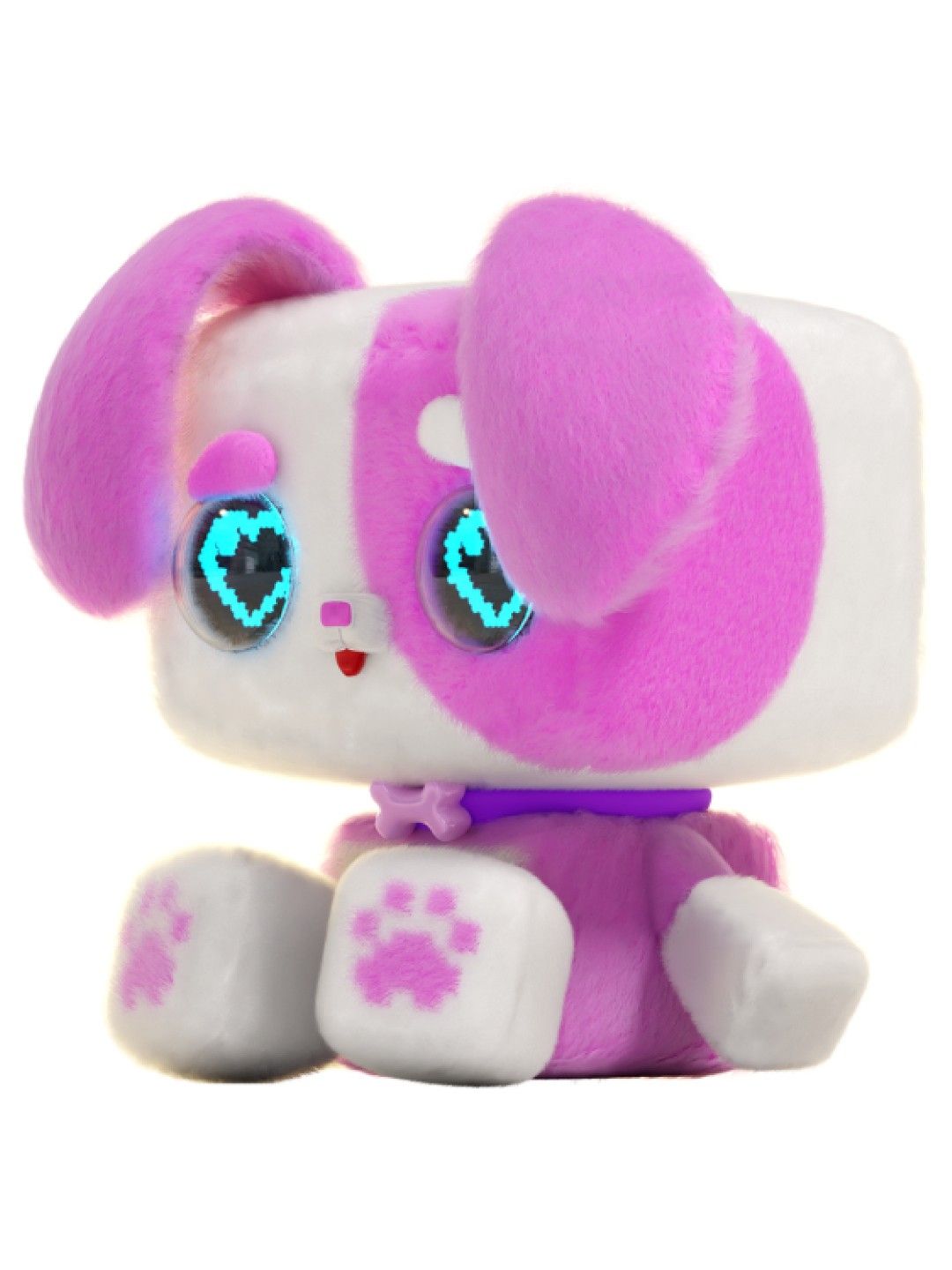 PIXEL HUGS Electronic Plush Puppy Pinxel Stuff Toys (Pink) (No Color- Image 2)