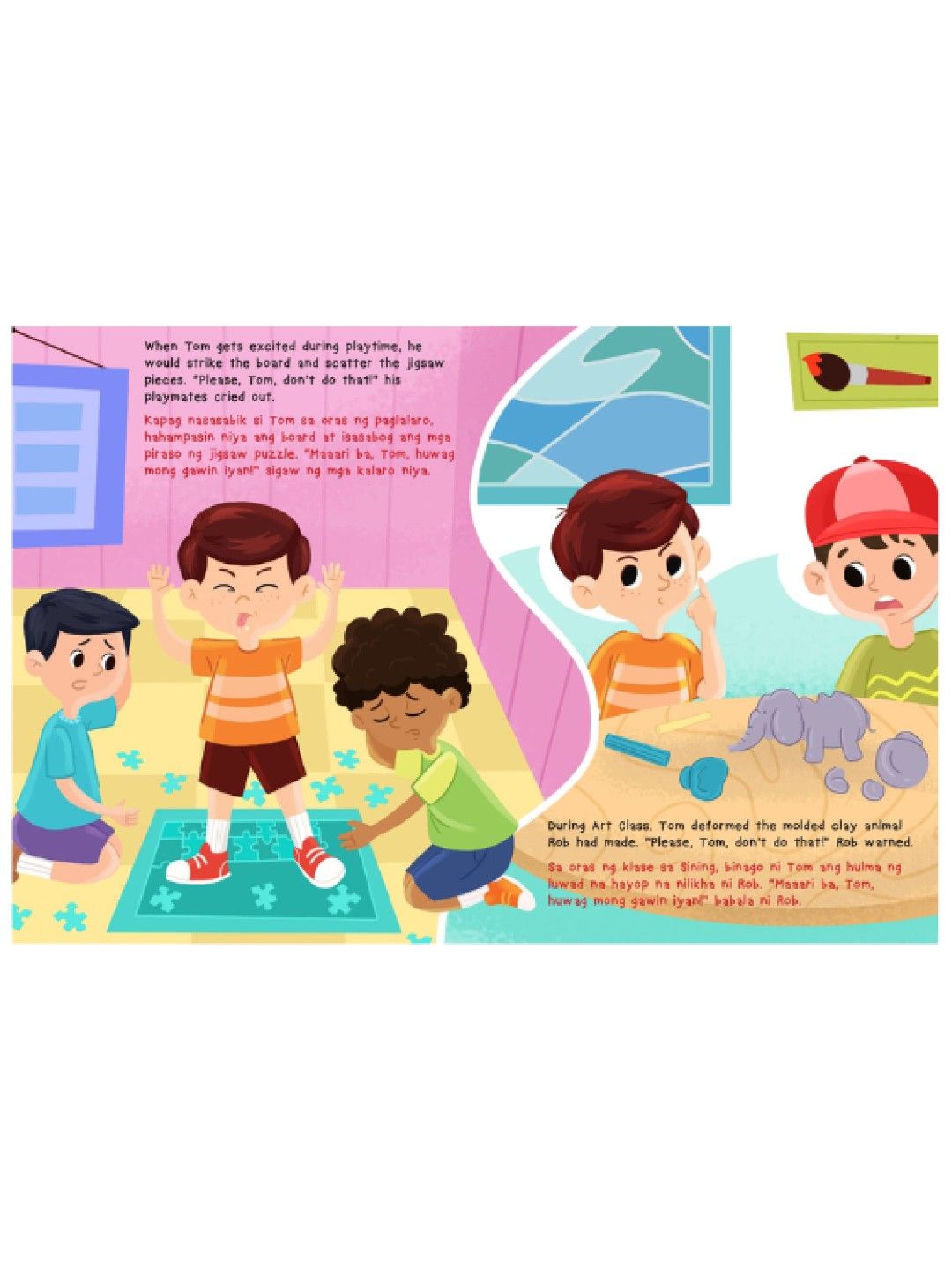 Learning is Fun Batang Matalino Our Values - Respectful (Little Tom) (No Color- Image 2)