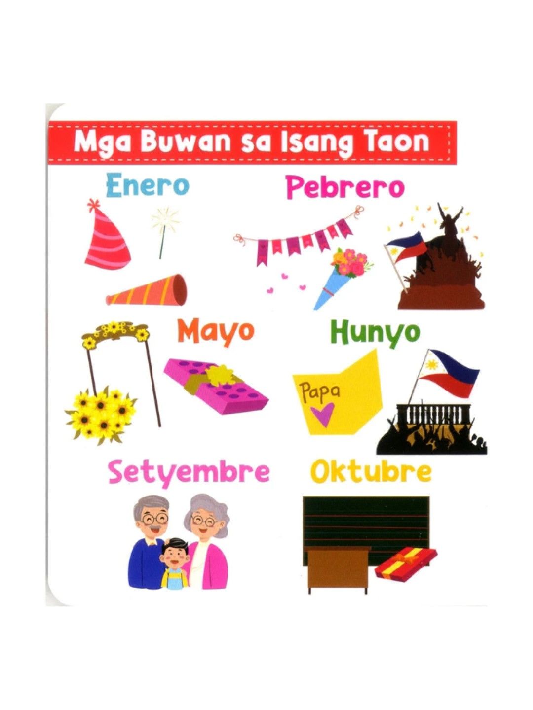 Learning is Fun Batang Matalino Book - Mga Buwan sa Isang Taon (No Color- Image 2)