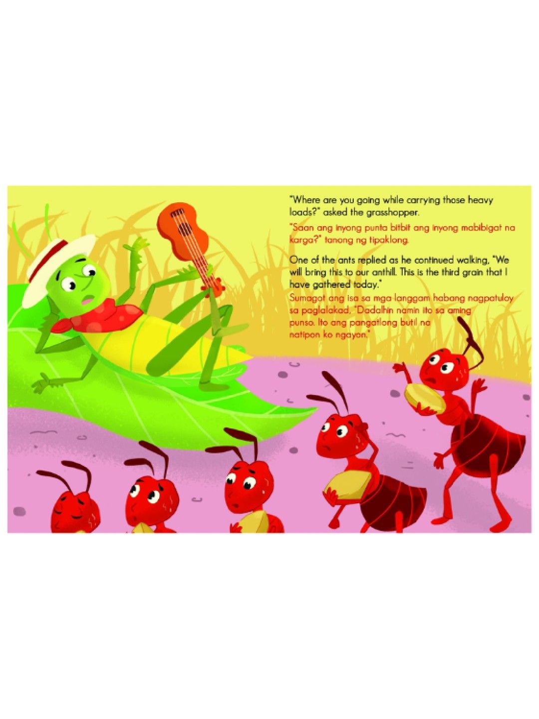 Learning is Fun Batang Matalino Aesop's Fable - The Ant and The Grasshopper (No Color- Image 2)