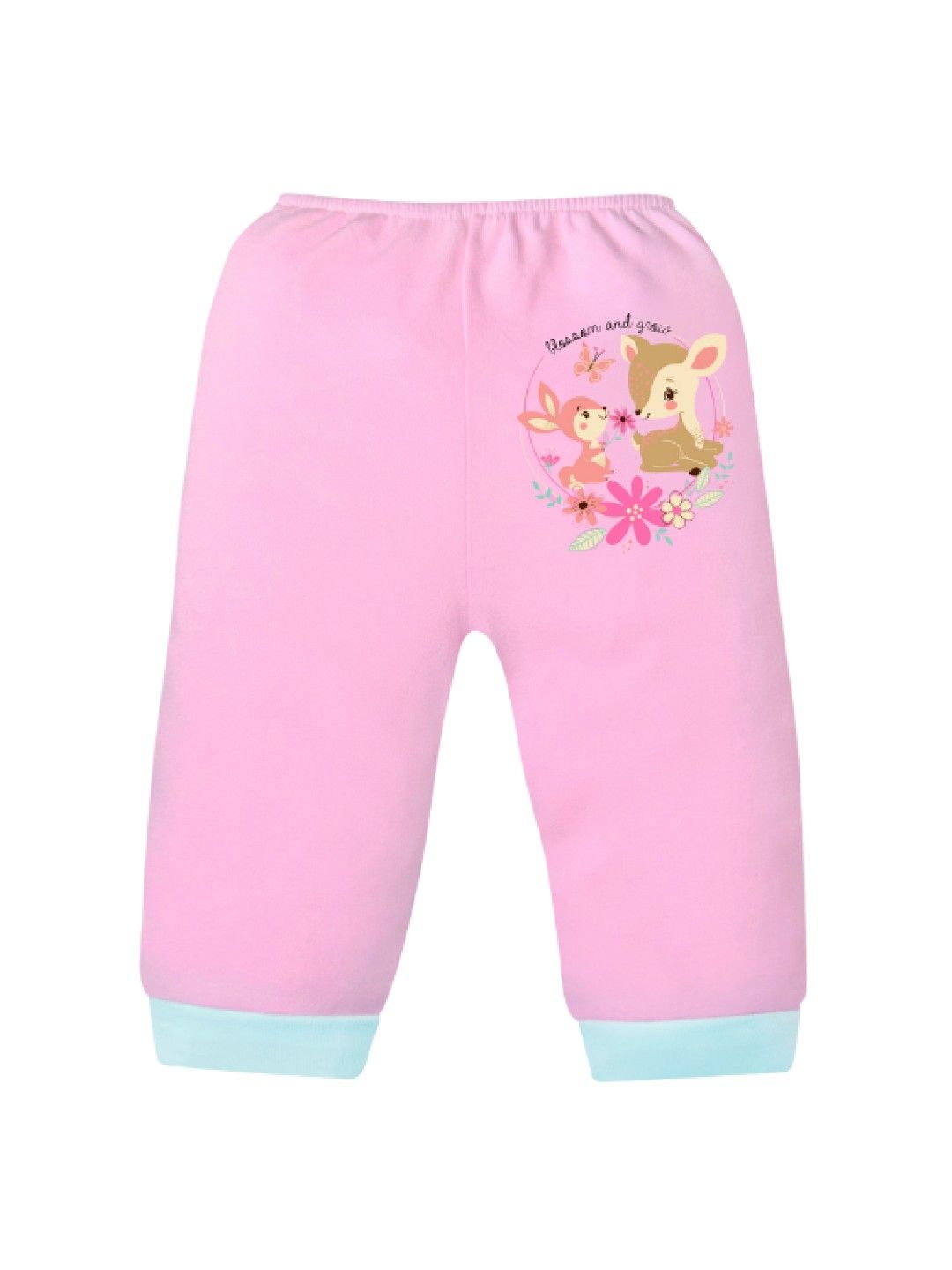 Cotton Stuff 3-piece Pajama Pants (Watch Me Grow - Girl) (No Color- Image 2)