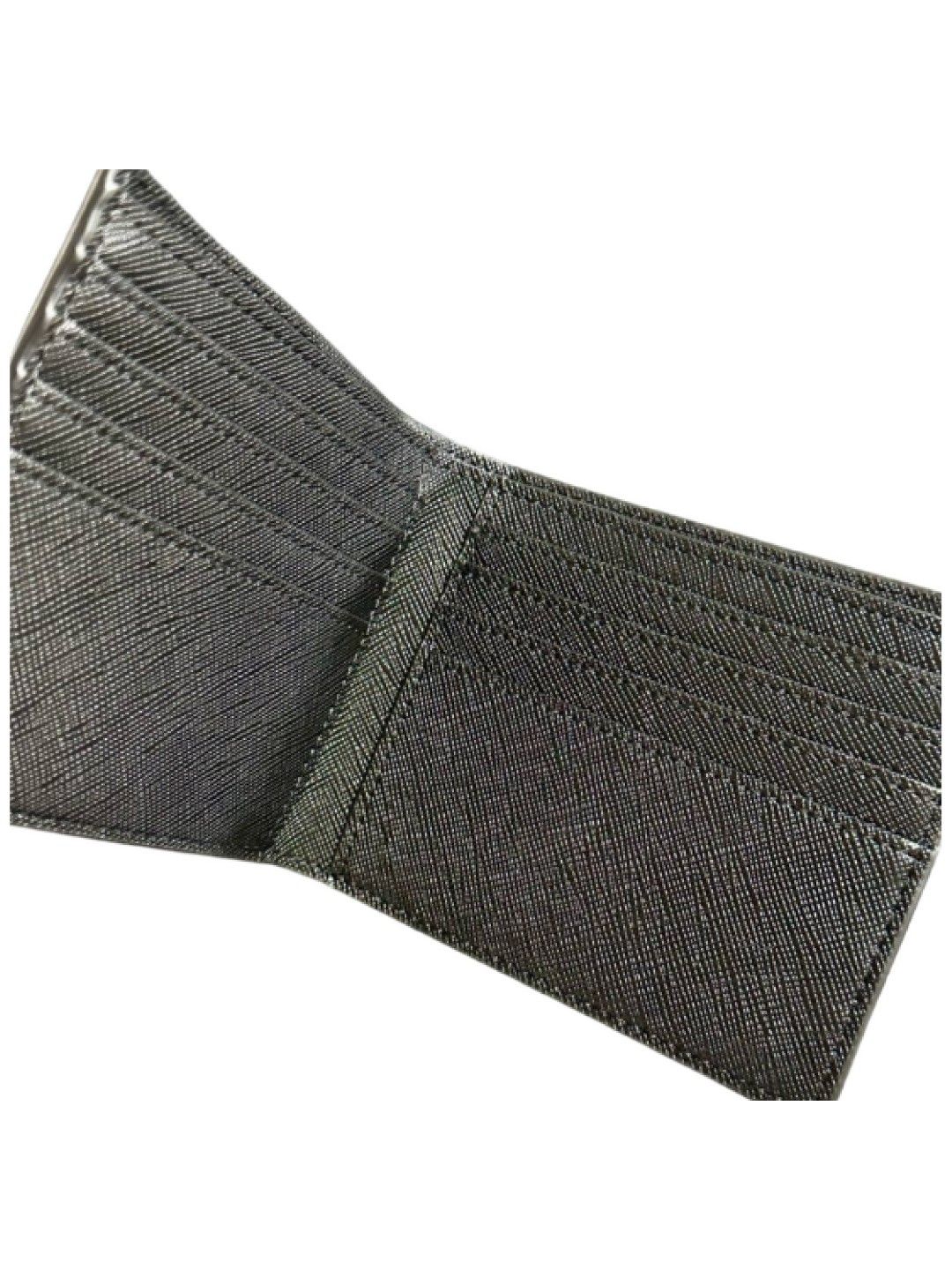 For The Gentlemen The Bi-Fold Wallet (Black Pebbled- Image 2)
