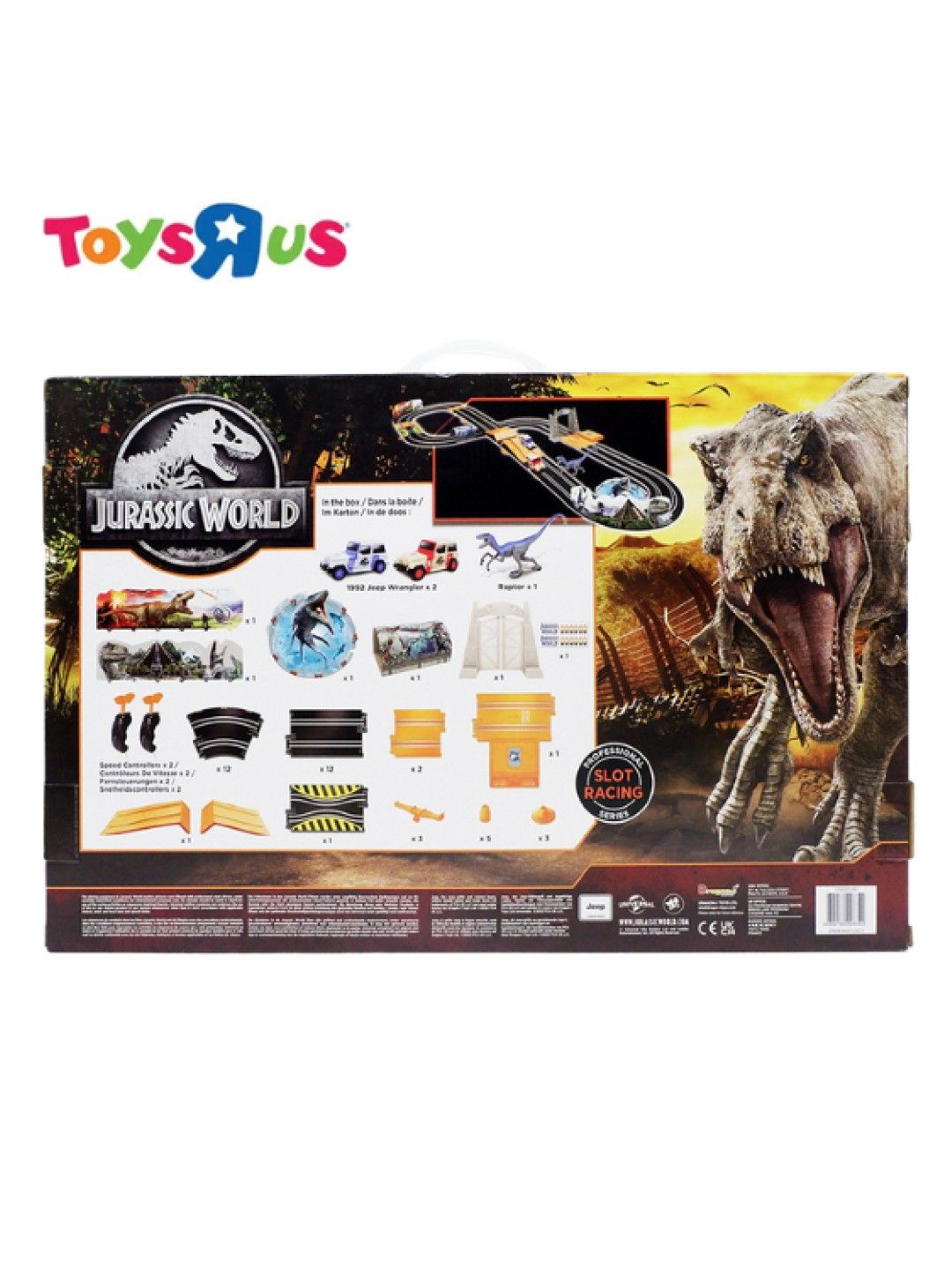 Toys R Us Jurassic World - Ultimate Wild Race Set 2 Player Slot Racing Set (No Color- Image 2)