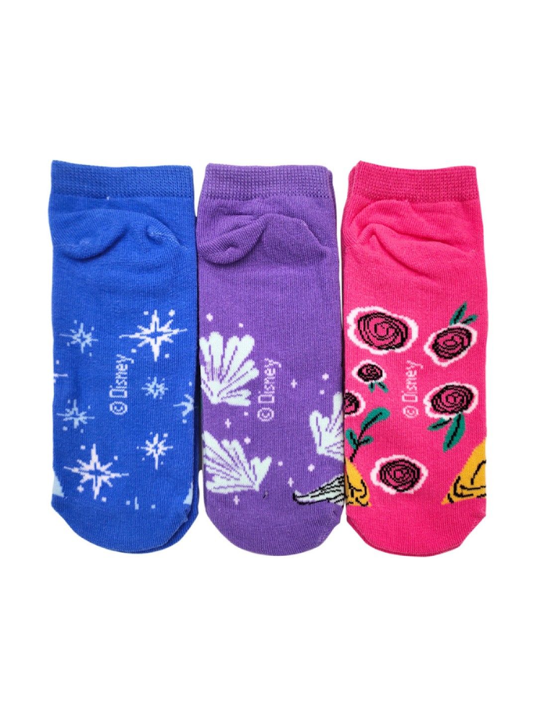 LIL LEGENDS Sneaker Socks (3-Pair Pack) - Princess Fun and Bold Pop Socks (No Color- Image 2)