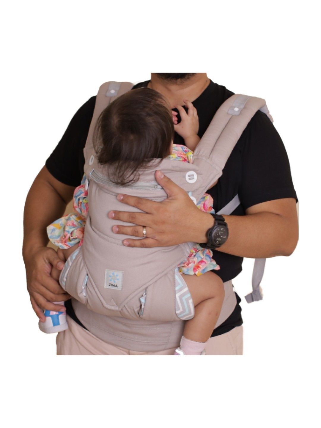 Zima Ergonomic Baby Carrier (Gray- Image 4)