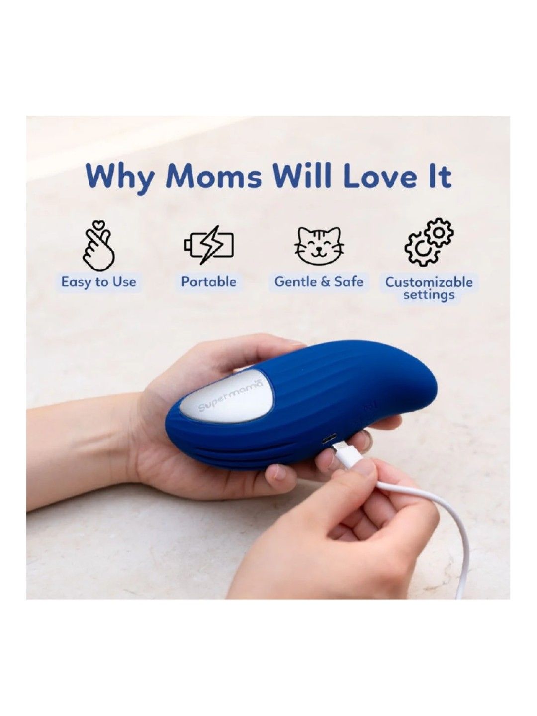 Supermama Lab Flow Lactation Massager (No Color- Image 2)