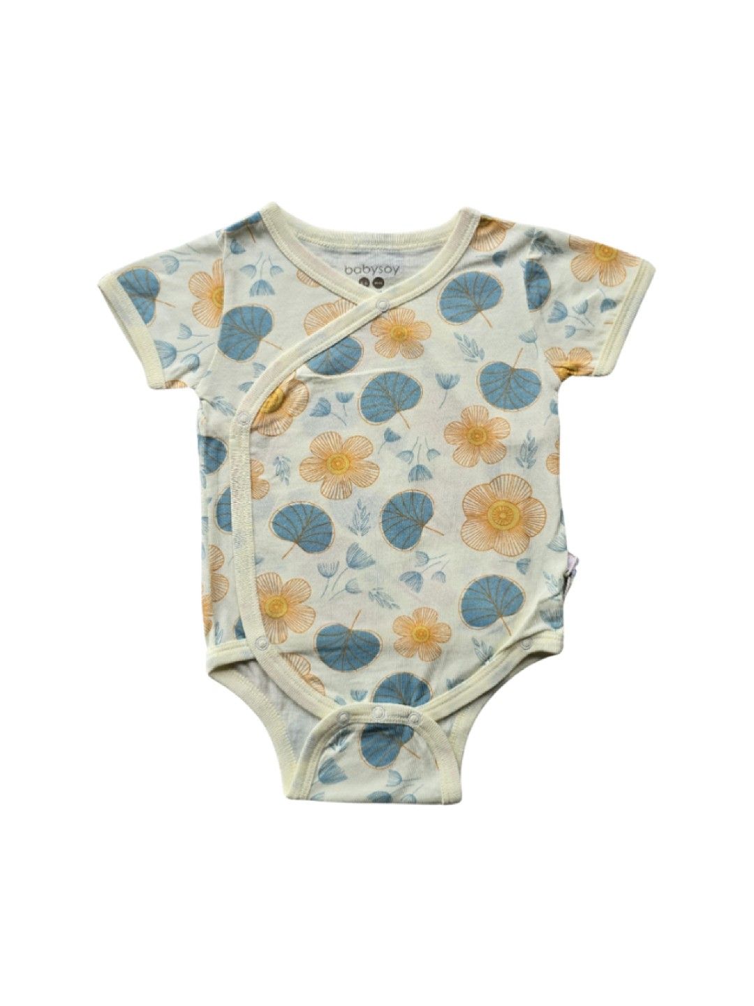 Babysoy Spring Blossom Kimono Onesie