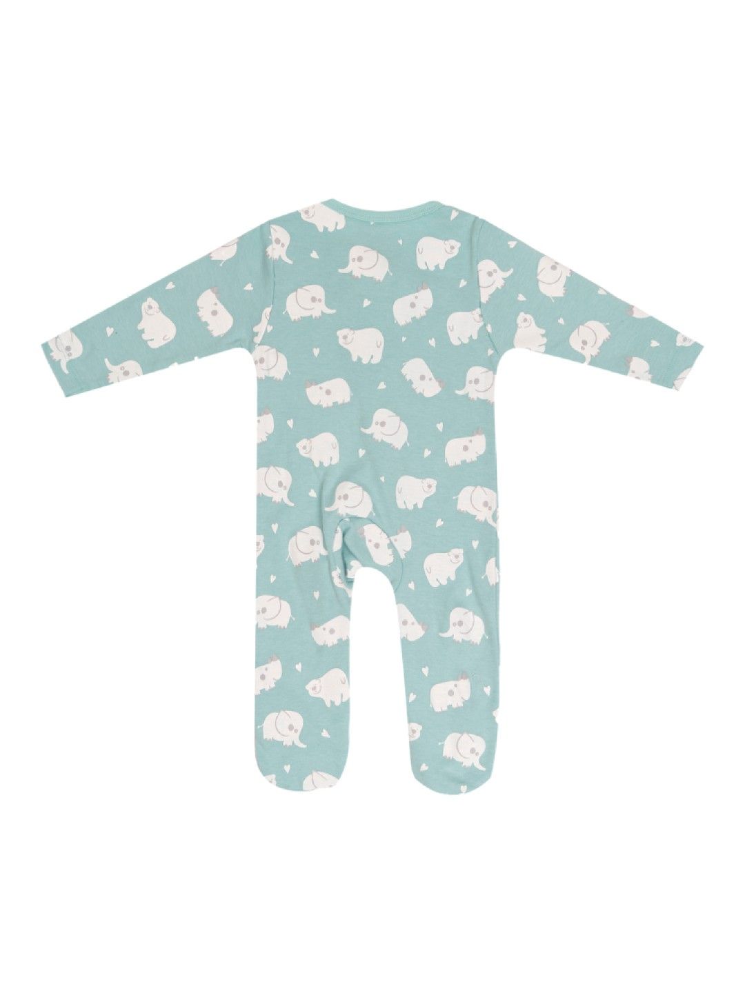 Babysoy Animal Harbor Zipper Footie (No Color- Image 2)