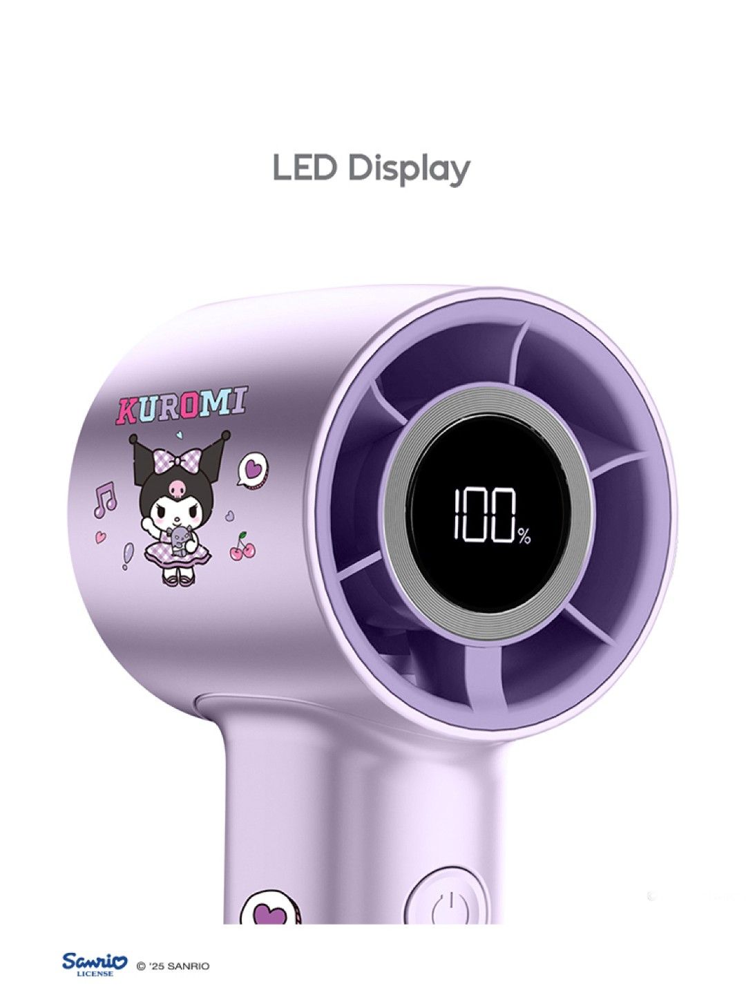 Cherry Kuromi Mini Turbo Fan (No Color- Image 2)