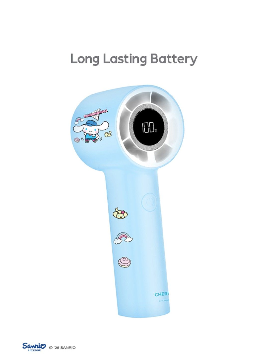 Cherry Sanrio Characters Cinnamoroll Mini Turbo Fan (No Color- Image 3)