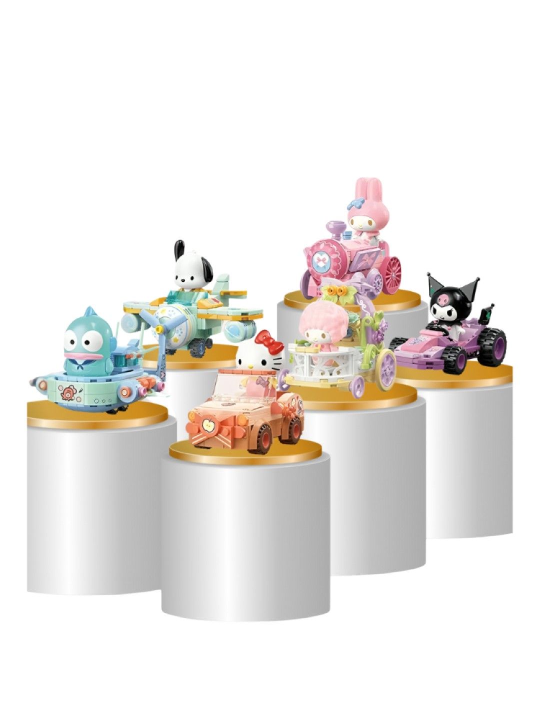 TOP TOY Original Sanrio Surprising Car Team Series Building Block Blind Box (No Color- Image 3)