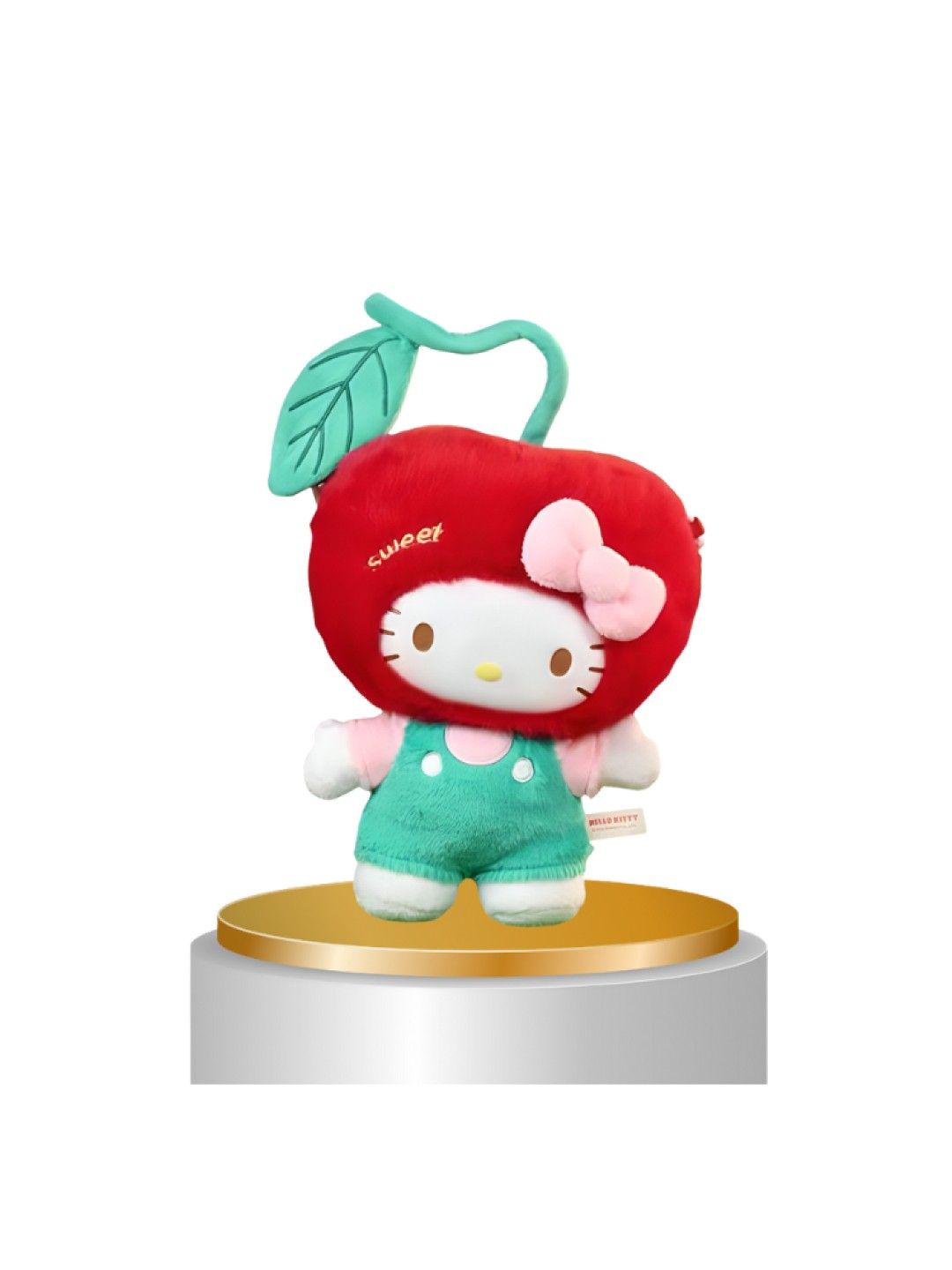 TOP TOY Original Hello Kitty Cherry Figure Plush (No Color- Image 3)