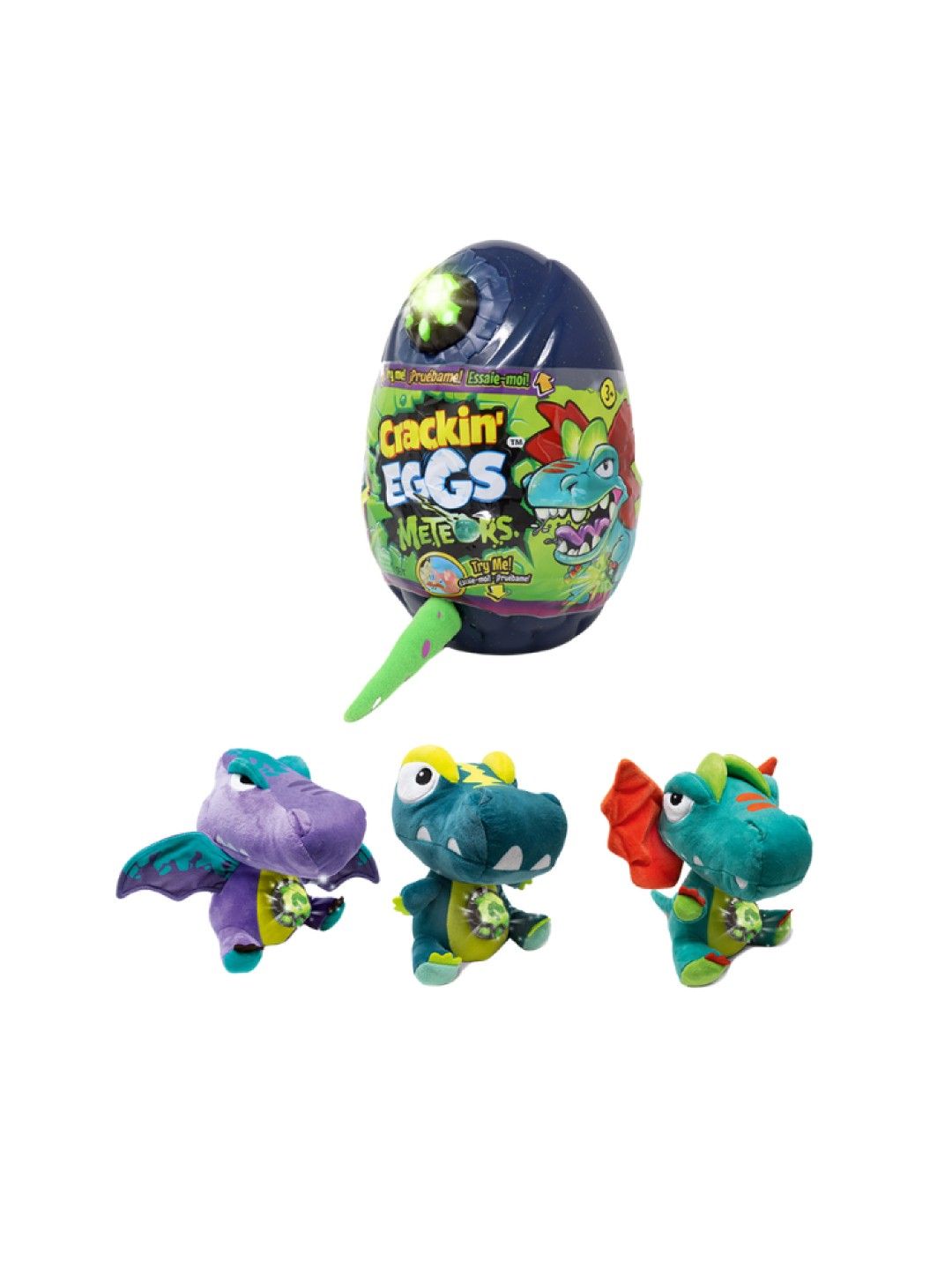 Crackin' Eggs Jurassic Friends Meteors Dino Toxic Krater (No Color- Image 2)