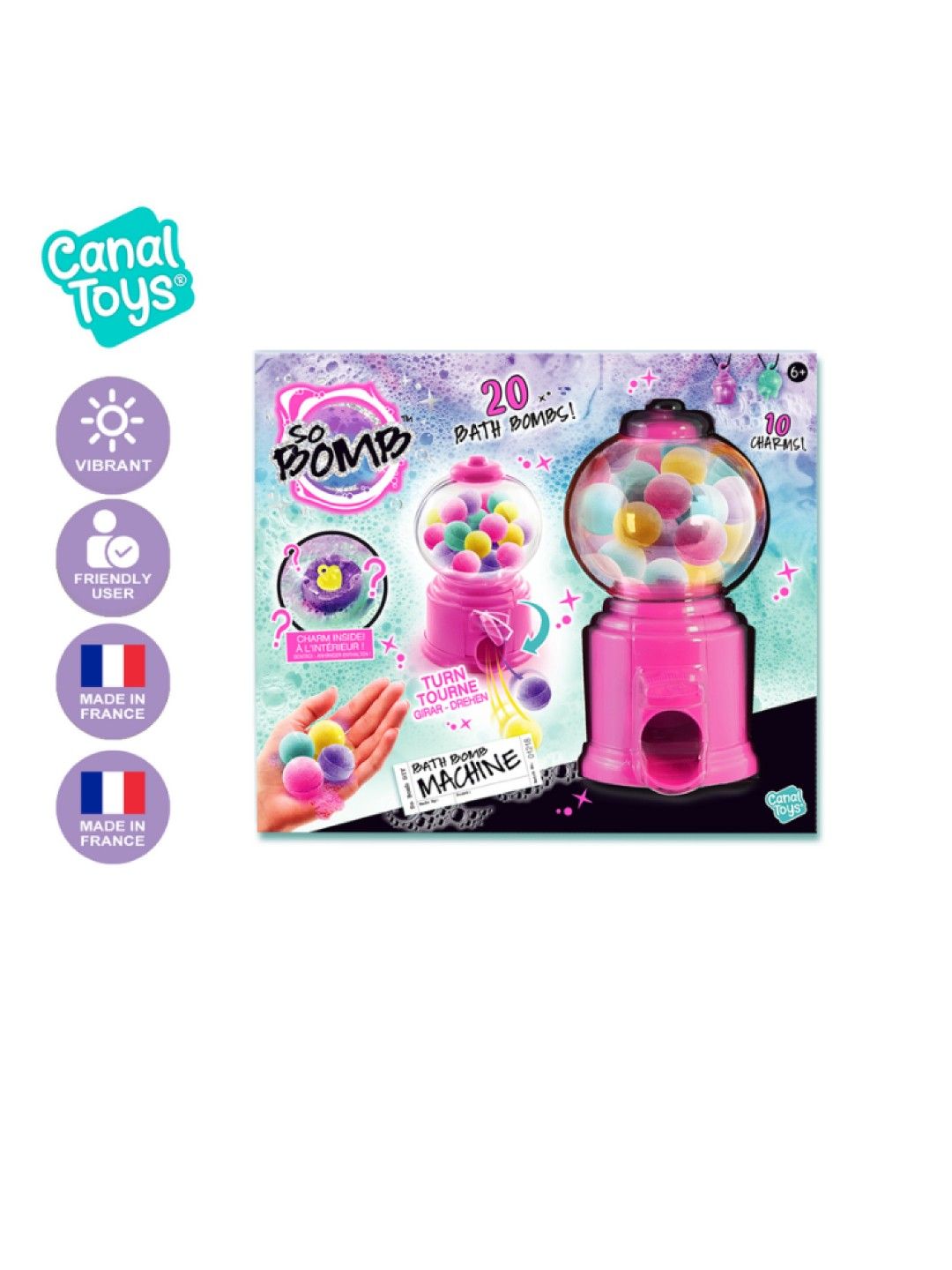Canal Toys So Bomb: Salone Spa Per Mani 3 In 1 Con Bombe Da Bagno E Manicure - 4