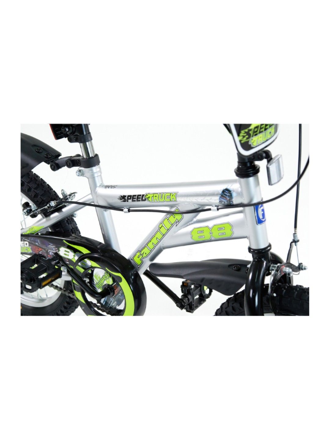 FAMILY Kids' BMX Bicycle Speedtruck 20" (Silver- Image 2)