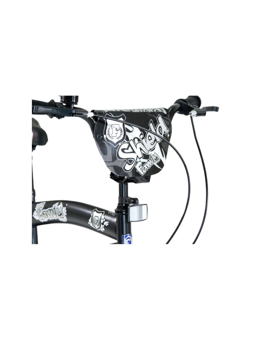 FAMILY Kids' BMX Bicycle Shield 20" (Black- Image 2)