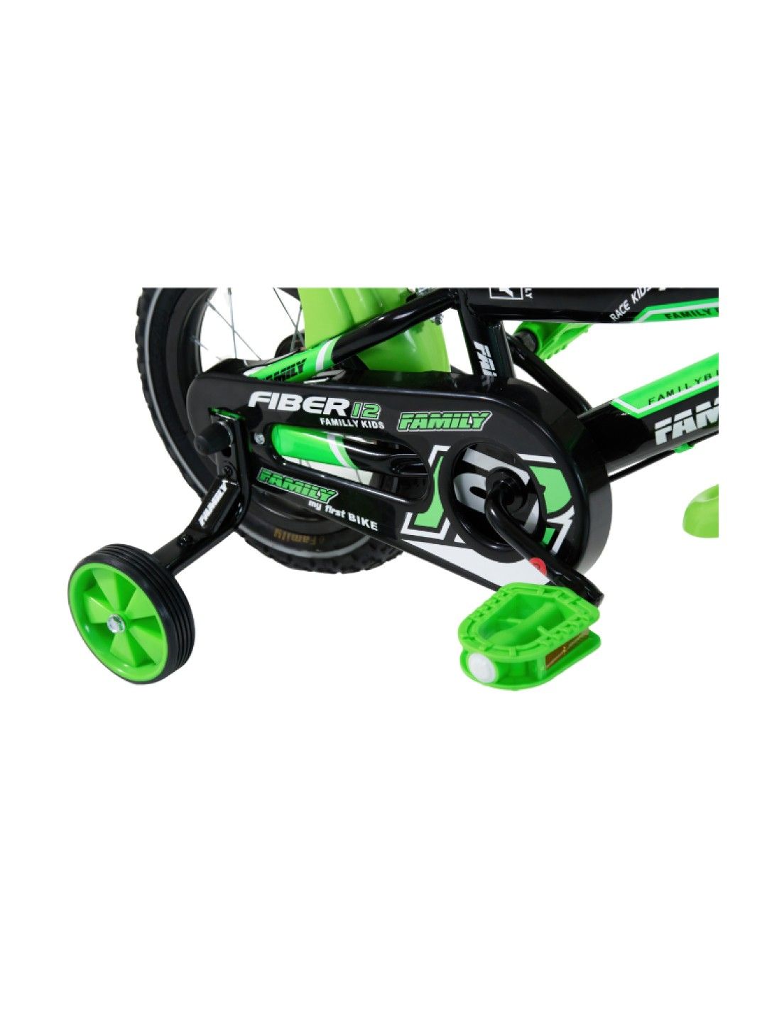 FAMILY Kids' BMX Bicycle Fiber 12" (Green- Image 2)