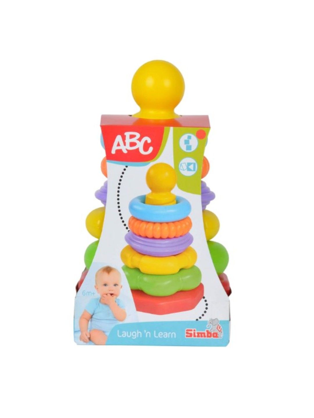 Starkids ABC Stacking Ring Pyramid (No Color- Image 3)