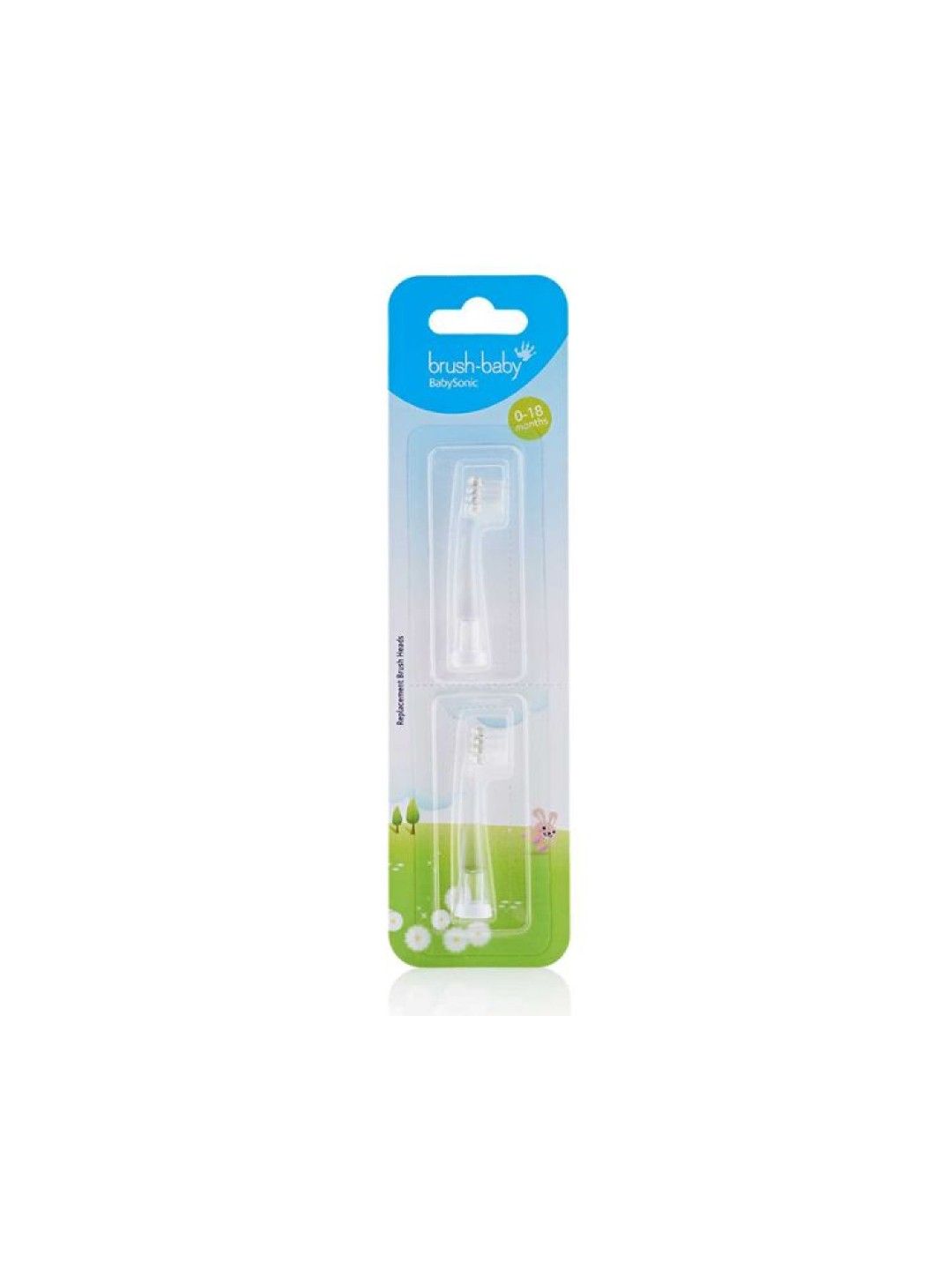 Brush Baby Babysonic Replacement Heads 0-18M (2pack) (No Color- Image 2)