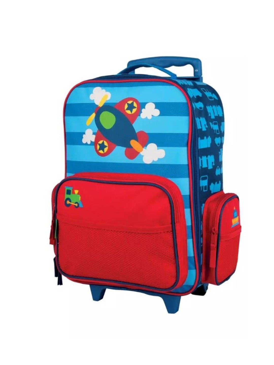 Stephen Joseph Trolley Bag with Lunch Bag for Kids Airplane Classic (No Color- Image 2)