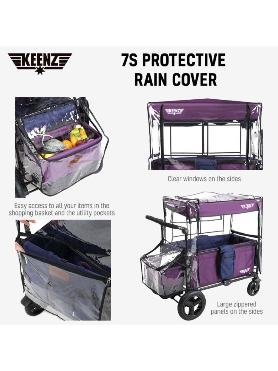 KEENZ 7S Rain Cover (No Color- Image 3)