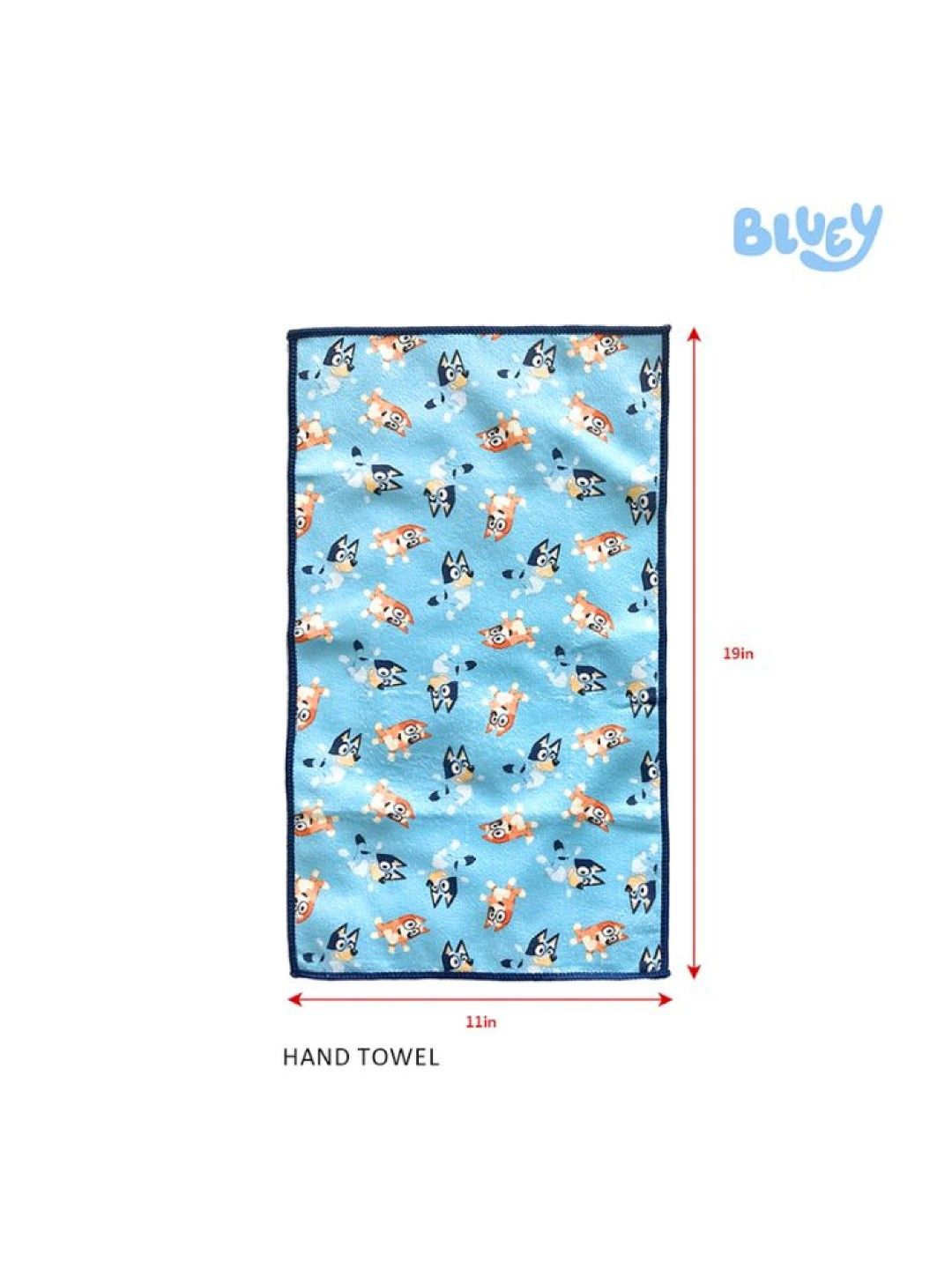 Bluey Totsafe Bluey Core Microfiber Face & Hand Towel Set (2 pcs) (No Color- Image 2)