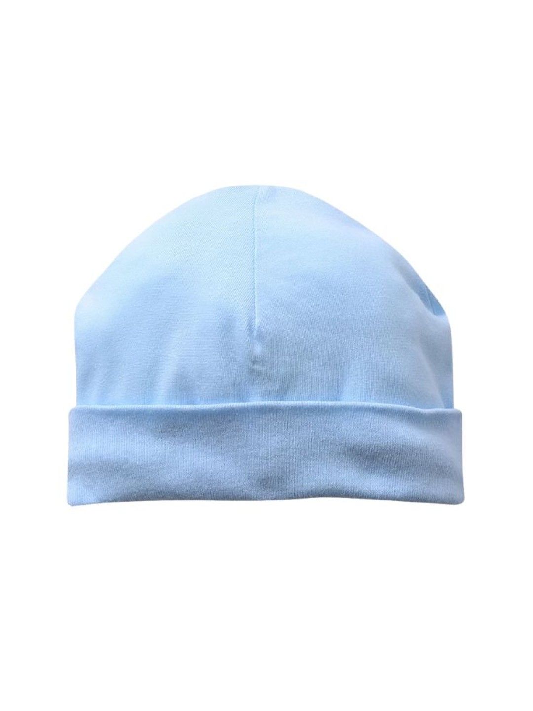 Cotton Stuff Cap, Mittens, Booties (Blue) (No Color- Image 2)