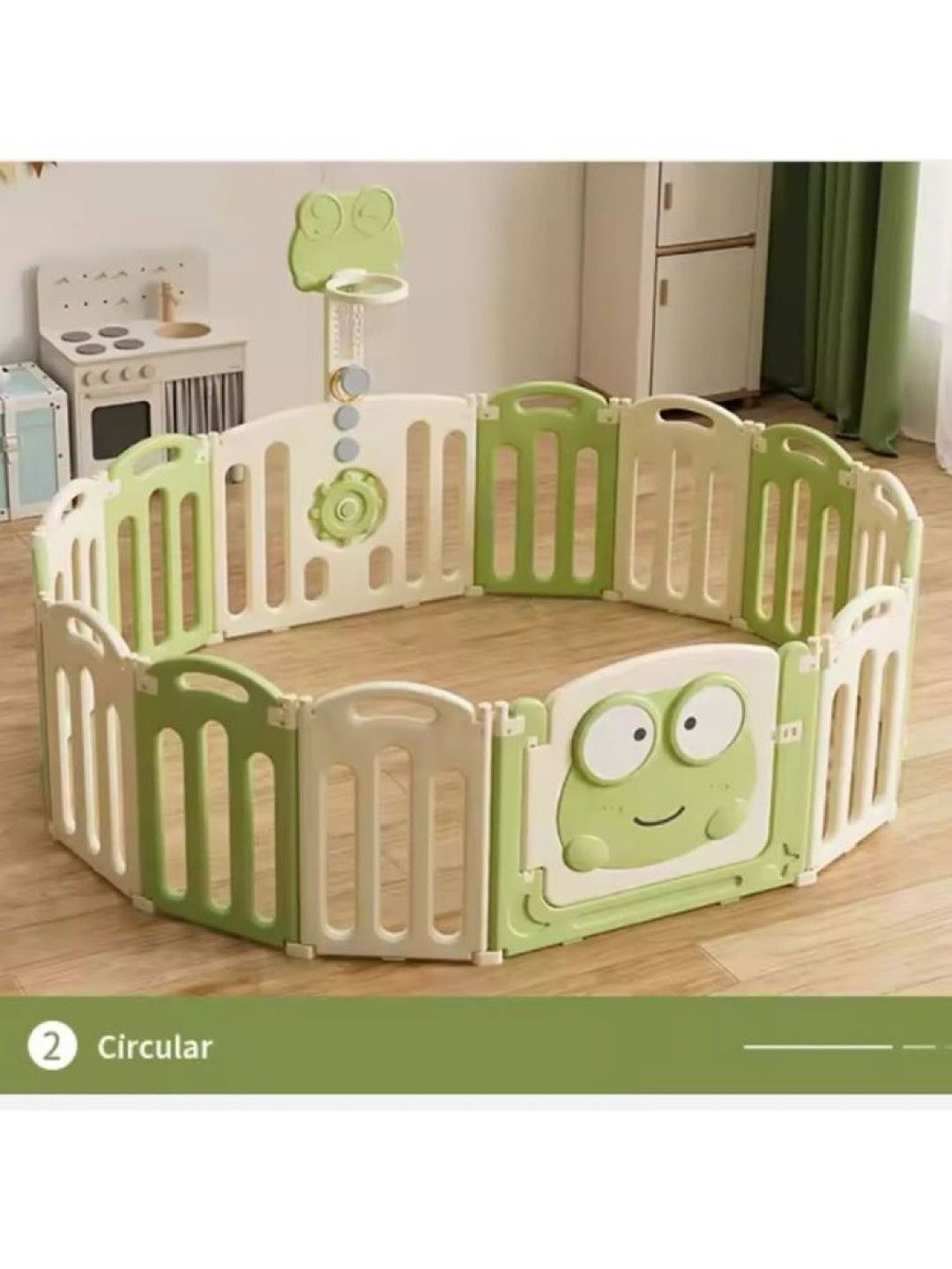 QT Hub HoppyTots Fence (No Color- Image 2)