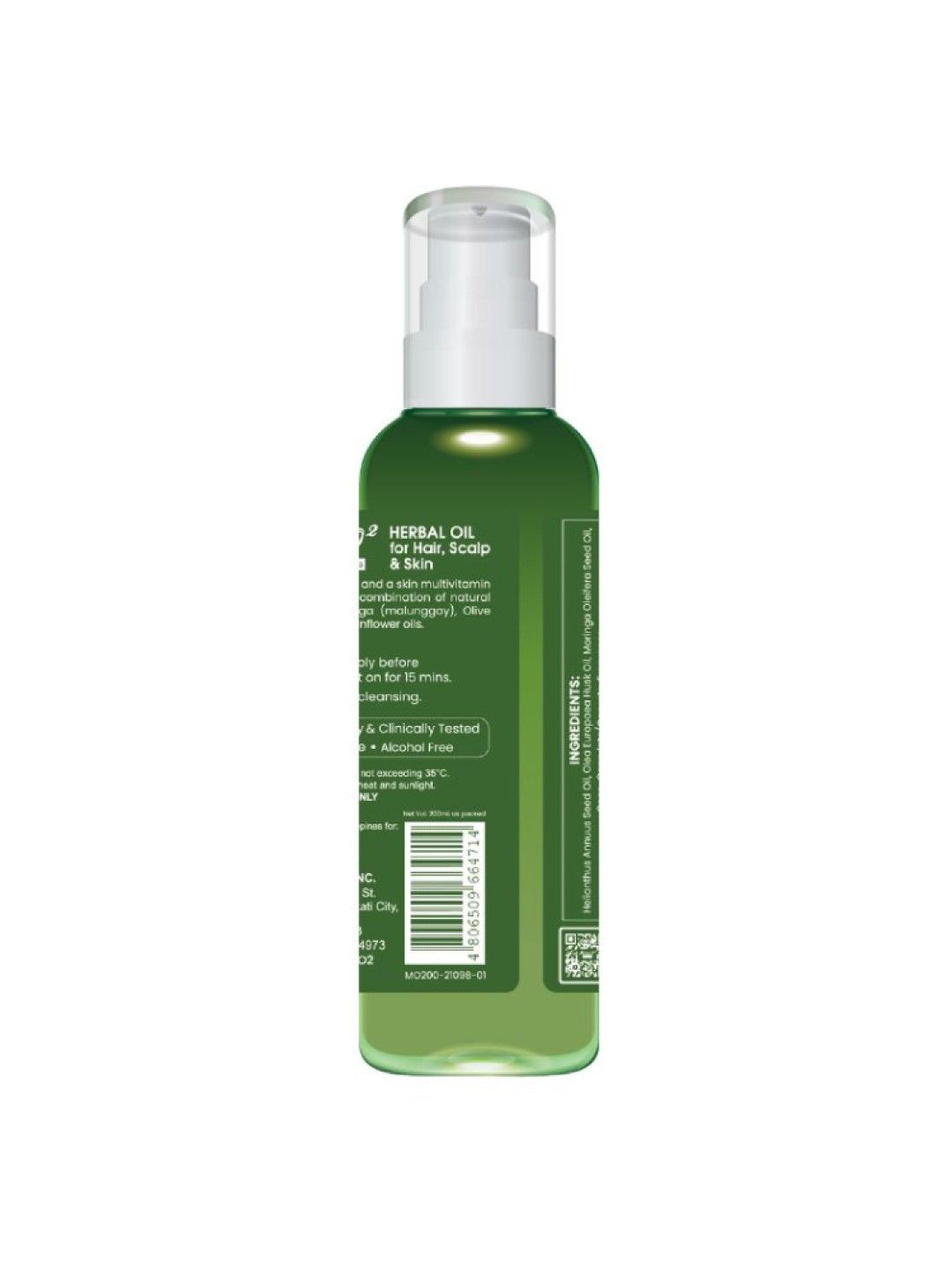 Moringa-O2 Moisturizing Therapy Oil for Hair, Scalp and Skin (200ml) (No Color- Image 2)