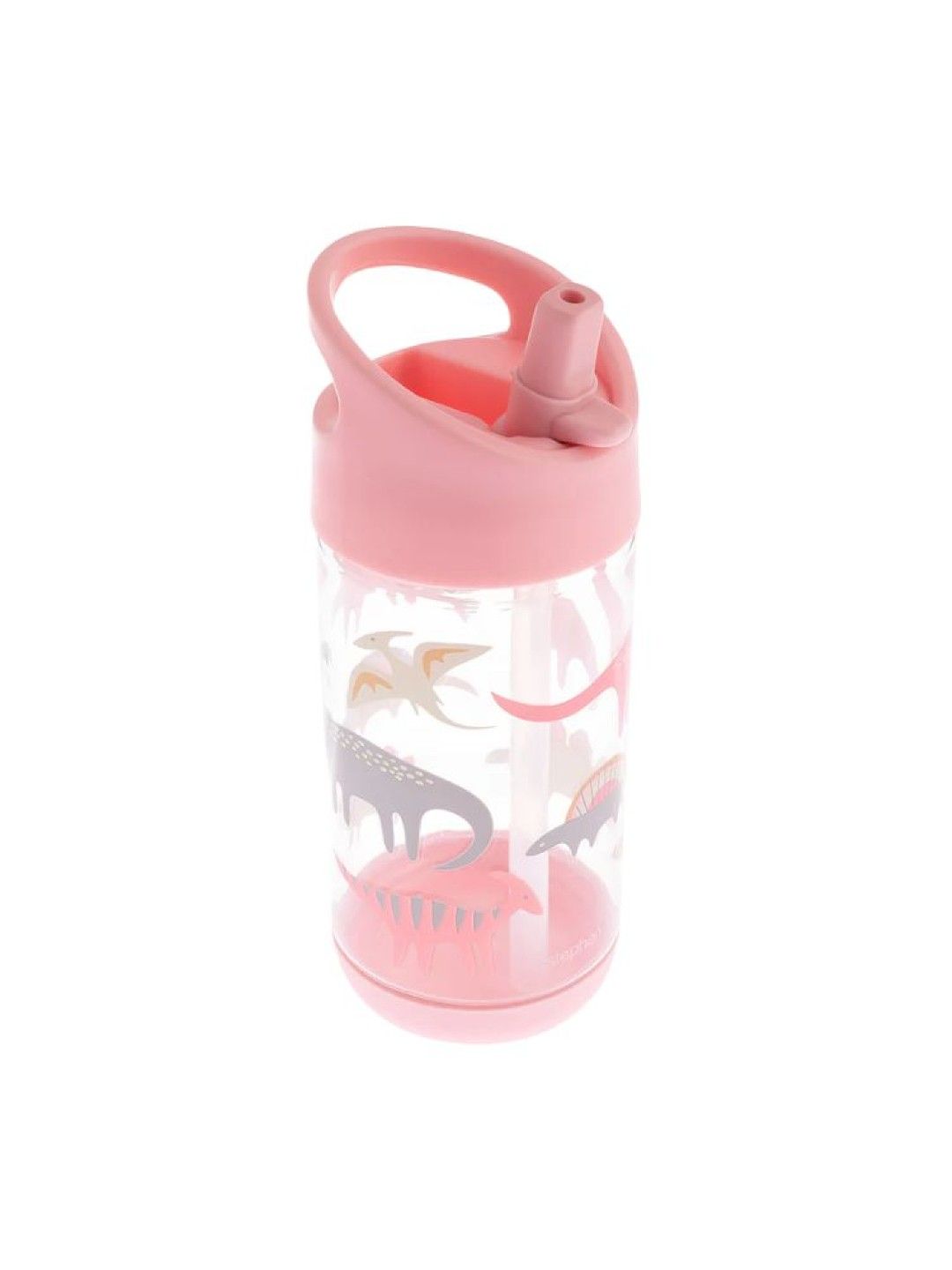 Stephen Joseph Fliptop Bottle Pink Dino (No Color- Image 2)
