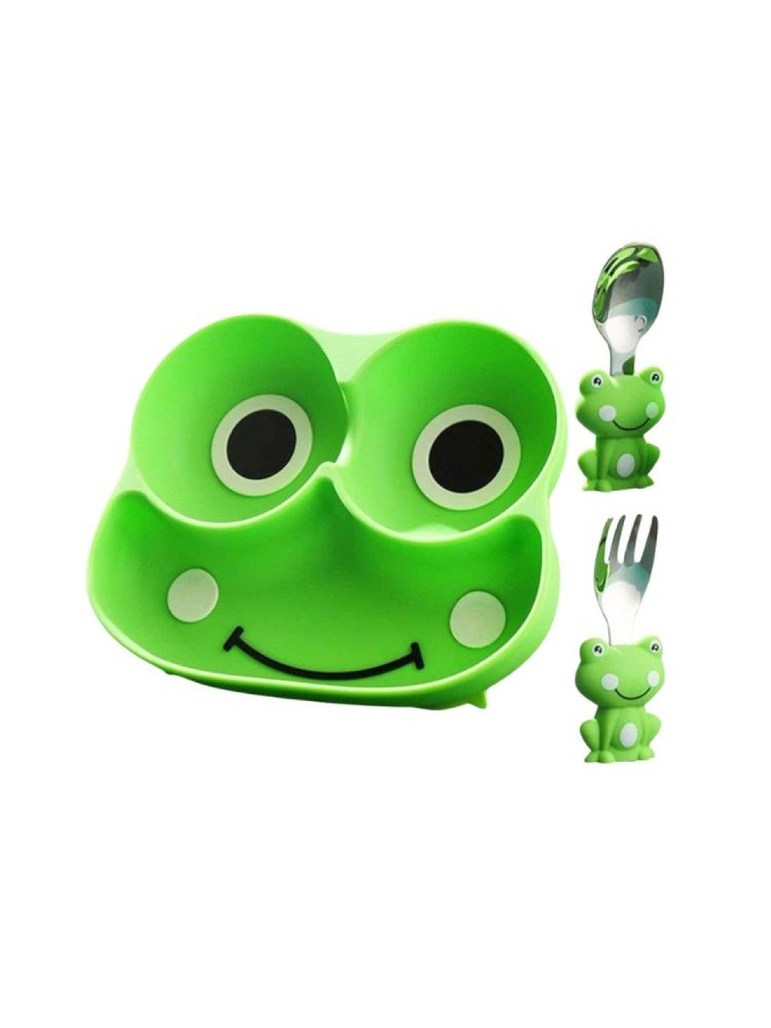 Yoji Baby 6-Piece Silicone Feeding Set (Frog) (No Color- Image 2)