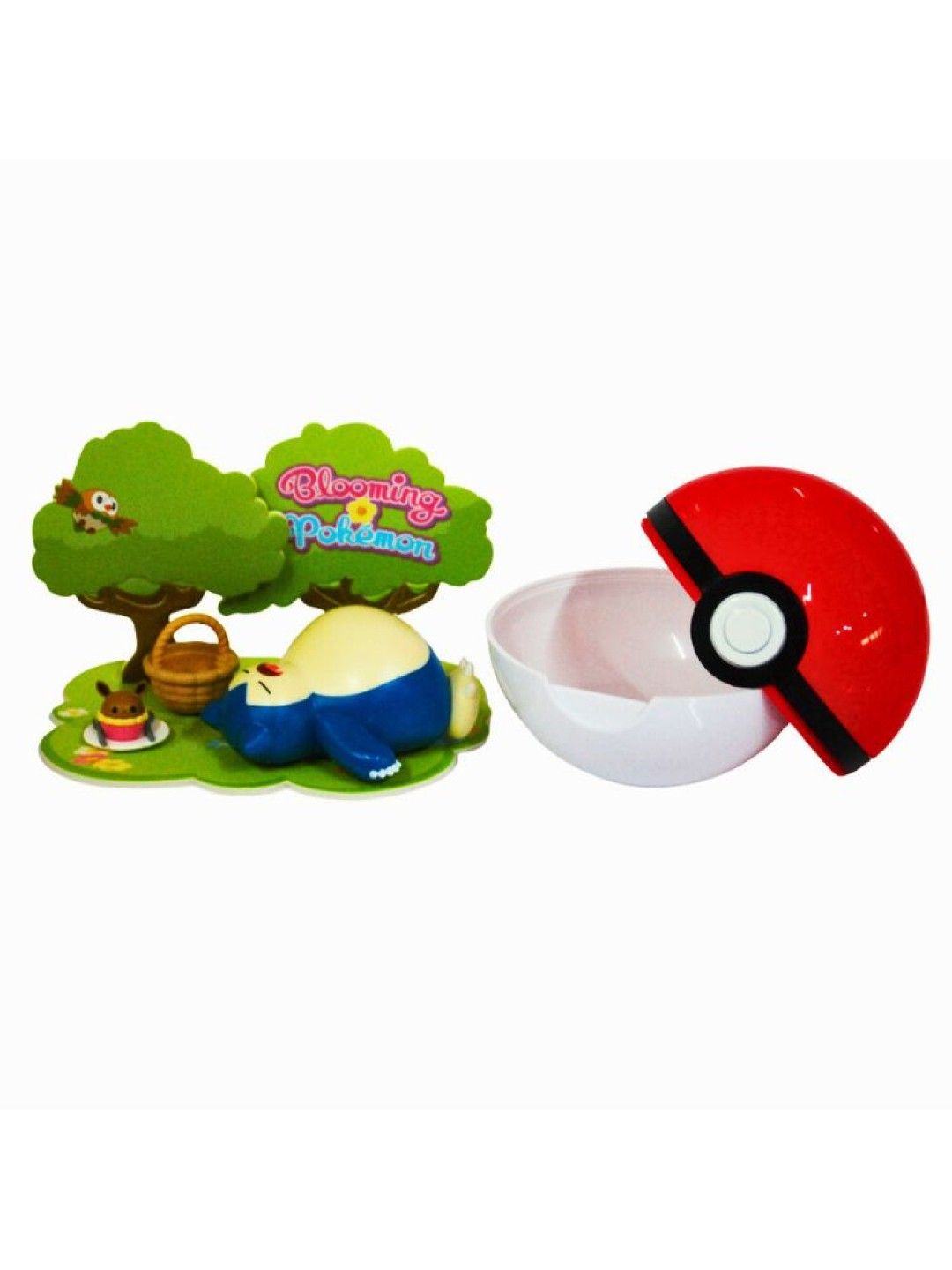 Pokemon DIY Scene Set Series - Blooming Pokemon Snorlax Poke Ball Set (No Color- Image 2)