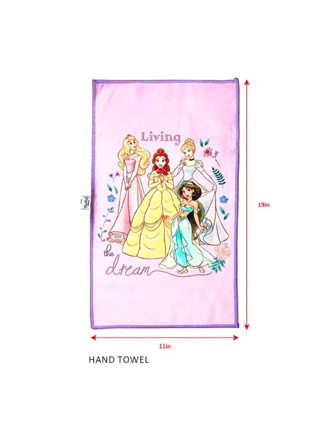 Disney Totsafe Disney Princess & Frozen Microfiber Towel - 2pc Face & Hand Towel (A Story Most Charming- Image 2)